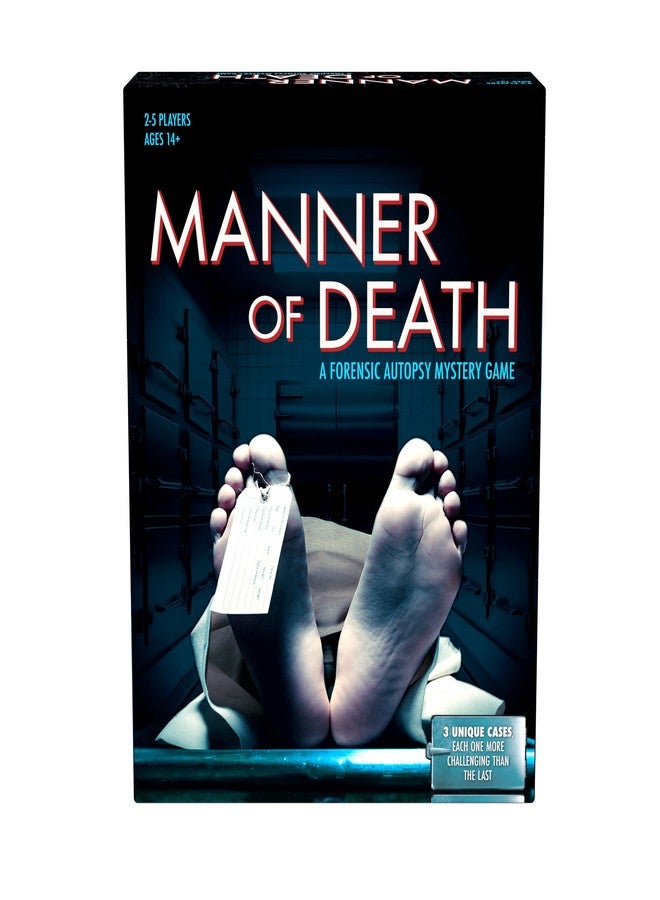 Endless Games Manner of Death | True Crime Autopsy Game | Forensic Investigation Mystery with 3 Unique Cases | 2-5 Players, Ages 14+ - Image 1